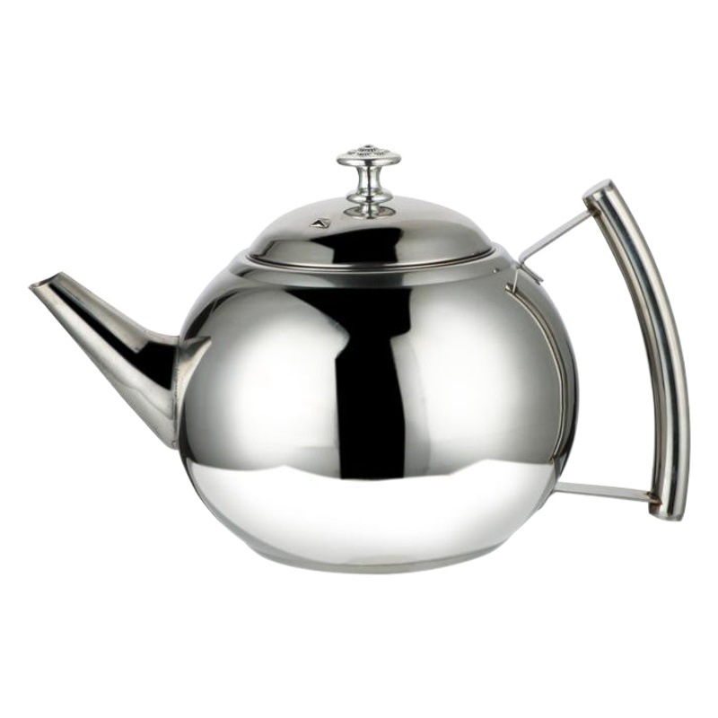 Tetera de acero inoxidable olla de vino hogar hotel restaurante tetera con pantalla de filtro Cocina de Inducción hervidor