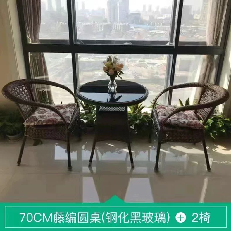 의자 2개 + 원형 테이블 70개 [쿠션 무료]