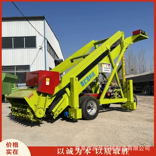 液压升降青贮取料机移动灵活牧场发酵池挖料机操作简单取草把料机