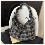 2025新款帆布托特包手提简约休闲女腋下包单肩包大容量通勤森系潮