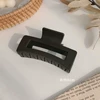 Чёрный матовый квадратный зажим