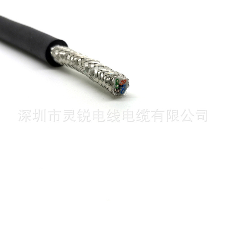 CAT/STP/SFTP CATegory 5e Industrial Ethernet Tow Chain Network Cable 8 Core 4 Pairs 0.2mm2 24AWG CAT/STP/SFTP CATegory 5e Industrial Ethernet Tow Chain Network Cable 8 Core 4 Pairs 0.2mm2 24AWG
