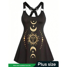 W 31336 Print Slim Camisole Mini Dress ӡ������������������
