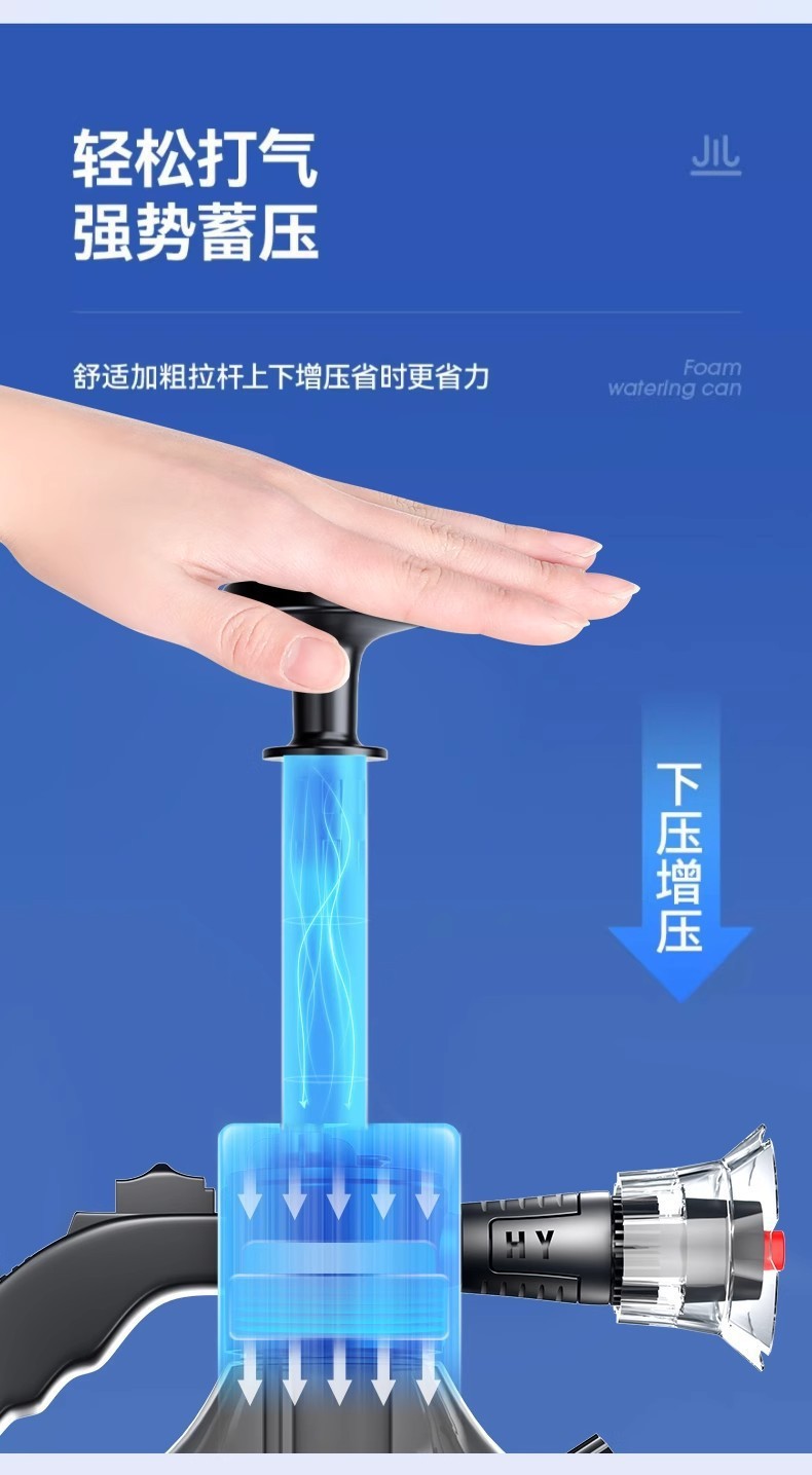 New Energy Car Wash Foam Spray Bottle, Dedicated for Car Washing, Household High-Pressure Water Gun Nozzle, Foam Liquid, Garden Watering Spray Bottle