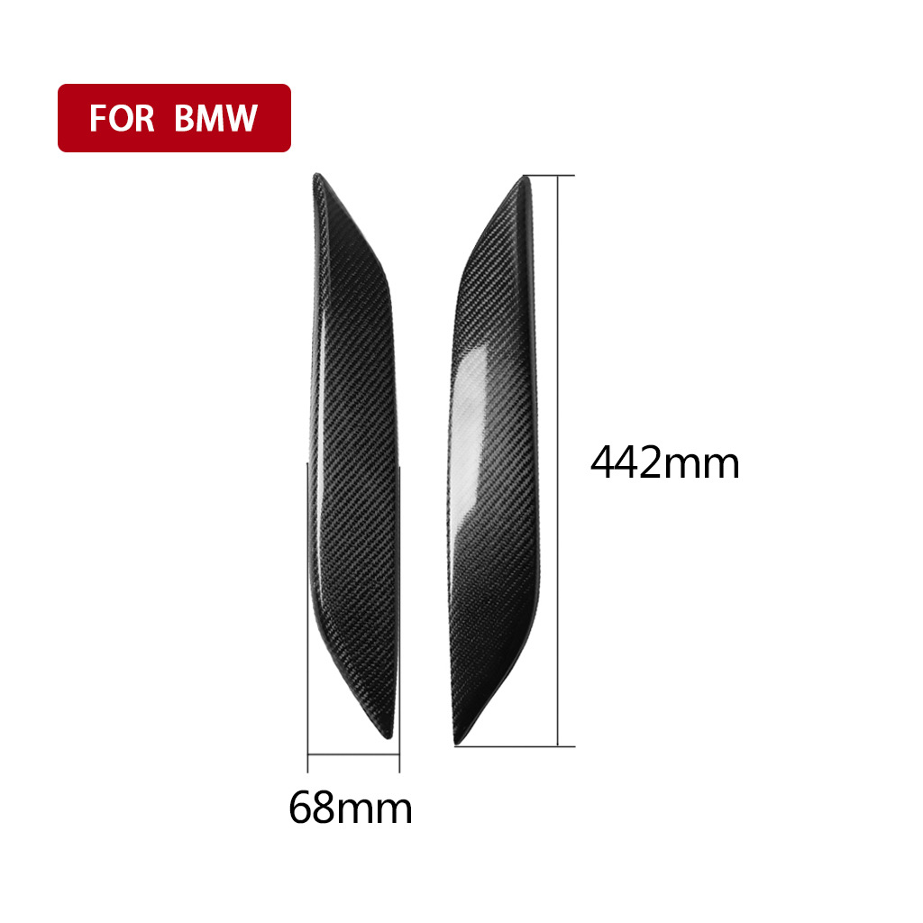 Suitable for nissan 350z 06-09 carbon fiber modified lamp eyebrow eyebrow headlight decorative strip lamp eyebrow patch