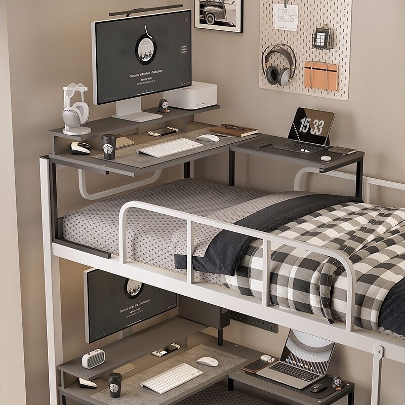 Over-the-bed computer desk for college dormitories, a lazy person's gadget, dormitory floating corner computer desk, desktop gaming table