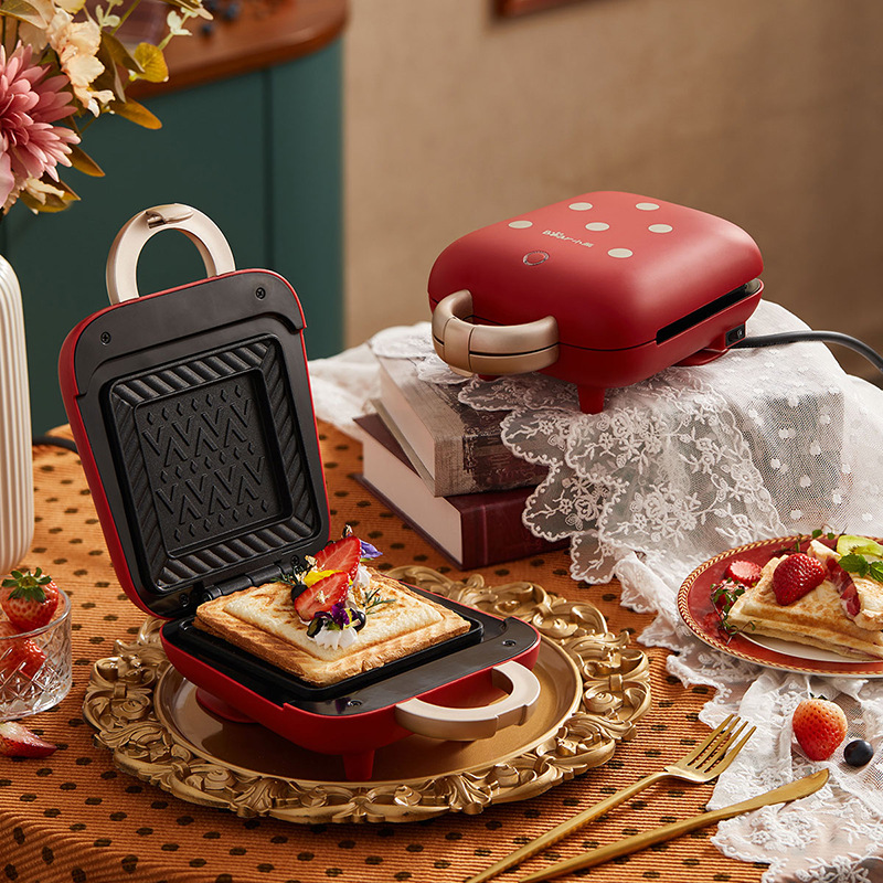 Bear Breakfast Machine Hot-Pressed Sandwich Machine Household Small Multi-Functional Bread Toaster Light Food Machine Bread Machine