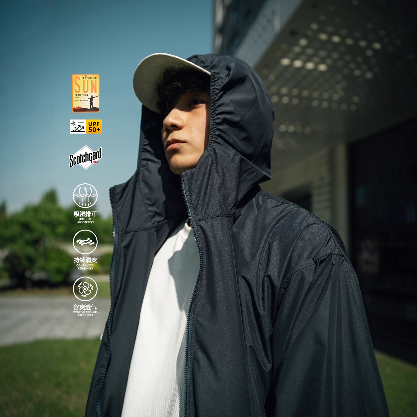 Trs Men's Clothing | 25Ss Japanese Style 3m Moisture-Wicking Upf50+ Skin Clothing Outdoor Lightweight Breathable Fishing Sun Protection Clothing