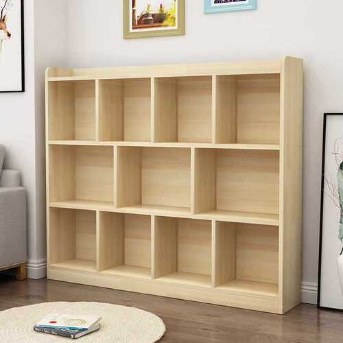 Wholesale solid wood bookshelf children's simple bookcase combination shelf cabinet low cabinet home standing minimalist modern storage