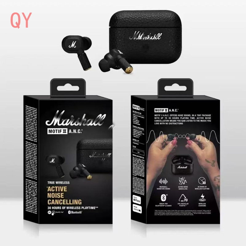 Suitable for Marshall Motif Anc Ii Marshall Wireless Bluetooth Headset In-Ear Sports Earplugs 2Nd Generation