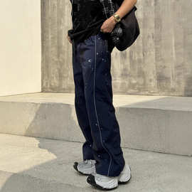 正确版本现货高品质BL家新款手绘涂鸦休闲长裤OS宽松版型男女同款