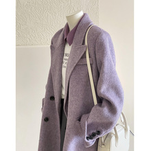 ������ɫ���Ӵ���Ů�ﶬ2025���¿�ë�����׸߼���С���Ӷ̿��nϵ