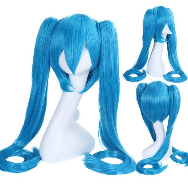 Peluca de anime cosplay pelo Hatsune Miku pelo flor de ciruelo Qianben Sakura clip de boca de tigre de anime punto de fábrica
