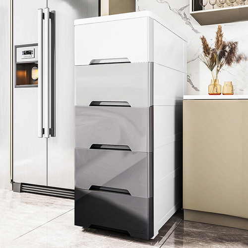 Storage cabinet drawer-style multi-functional thickened 20cm wide 30cm wide shoe box living room large dormitory plastic cabinet wholesale shipping