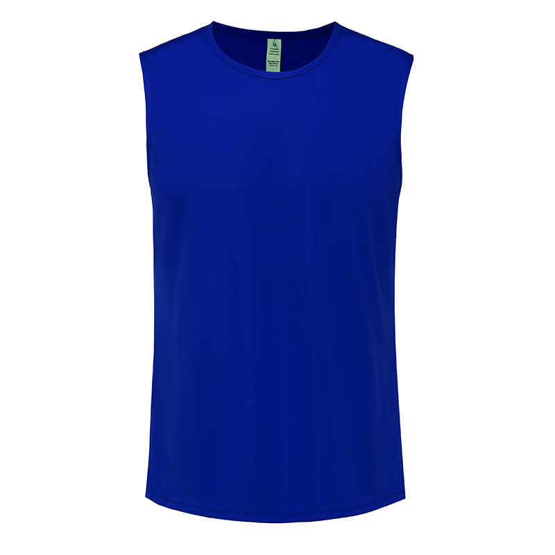 Chaleco deportivo para hombres de verano running fitness hielo rápido secado baloncesto entrenamiento de pista y campo camiseta sin mangas hombre hombro