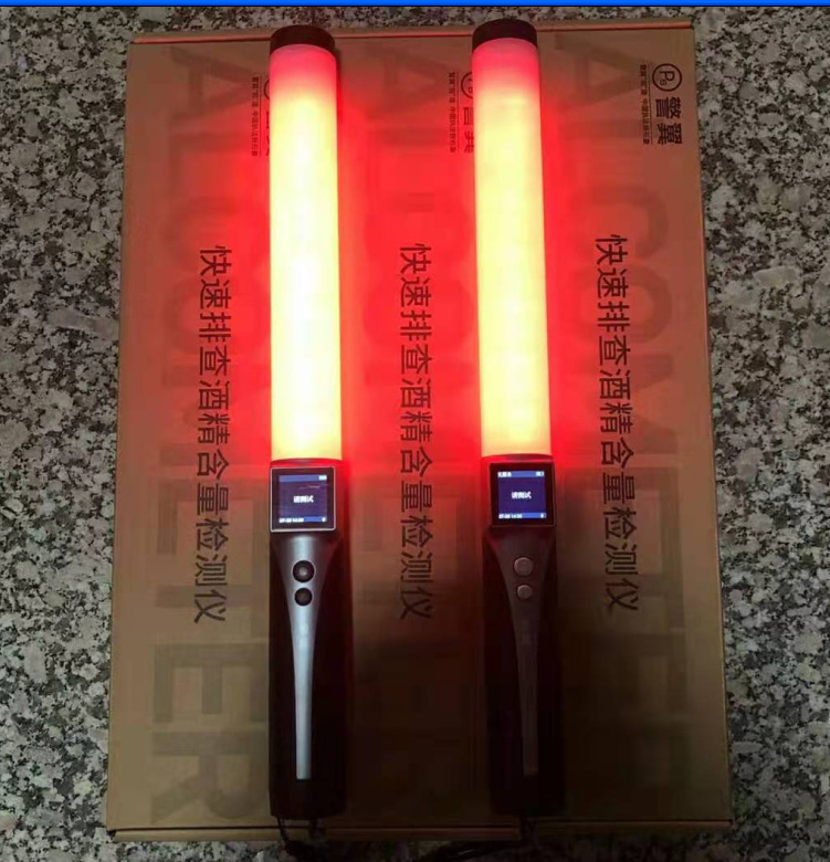 警翼酒精测试仪厂家检测仪吹气式高精度指挥棒式测酒器筛查棒A3