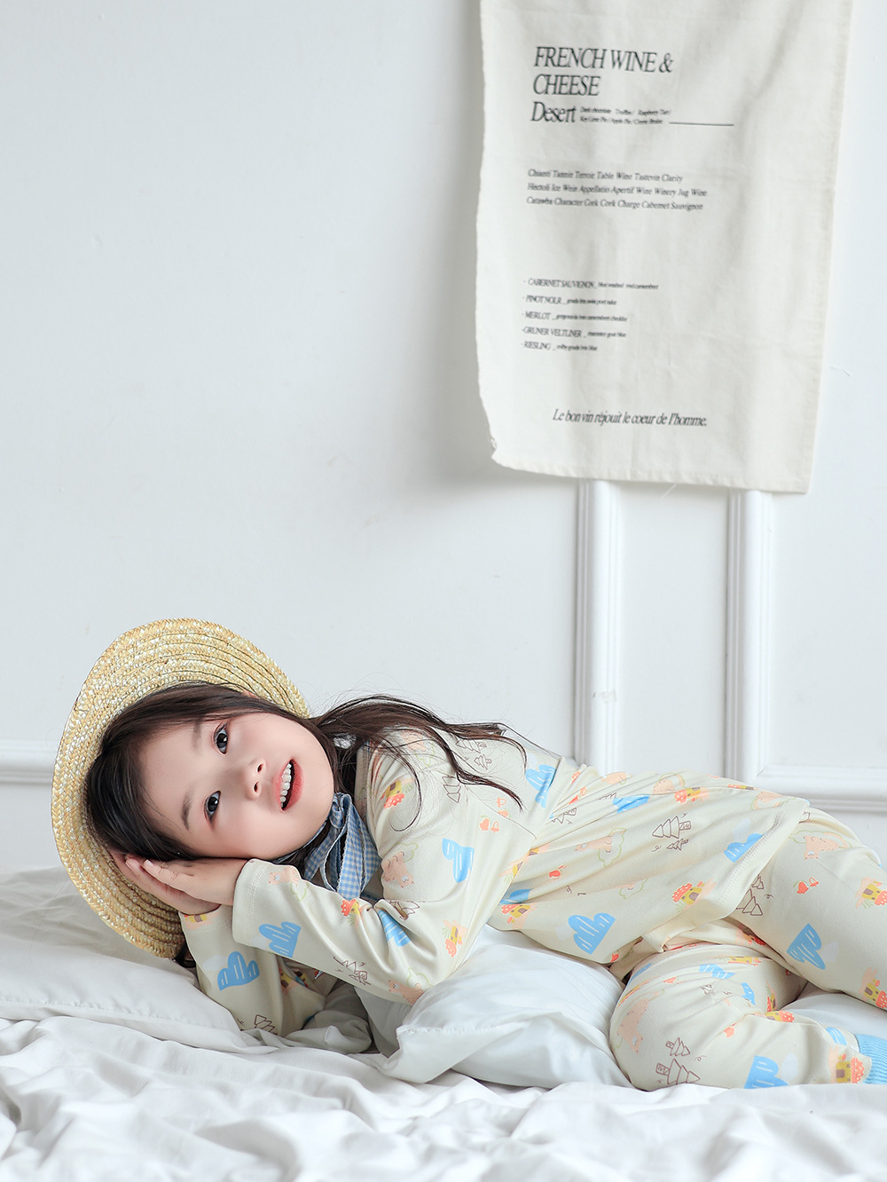 Nuevo traje de niños niñas pijamas pijamas de encaje mujer de primavera y otoño fábrica de ropa de hogar al por mayor