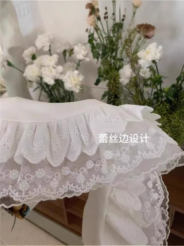 専用のディザトーン260グラムは韓国系の甘いレースの裾の半袖tシャツの中に上着を着ます。|undefined