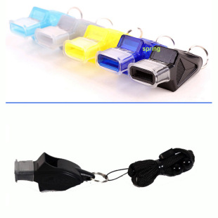 New treble environmental protection football basketball volleyball match referee whistle live broadcast with goods outdoor sports life-saving sea