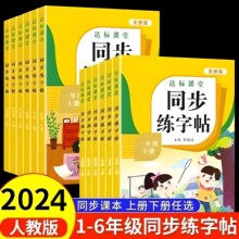 同步练字帖一二三四五六年级上下册人教版小学生语文教材同步练习