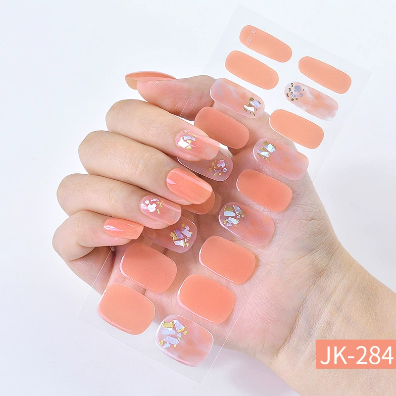 Набор для ногтей XT Gel с наклейками, искусственные ногти и лак для ногтей