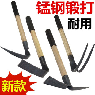 All-steel small hoe weeding and growing vegetables agricultural old-fashioned household small digging and planting flower artifact digging multi-functional tools