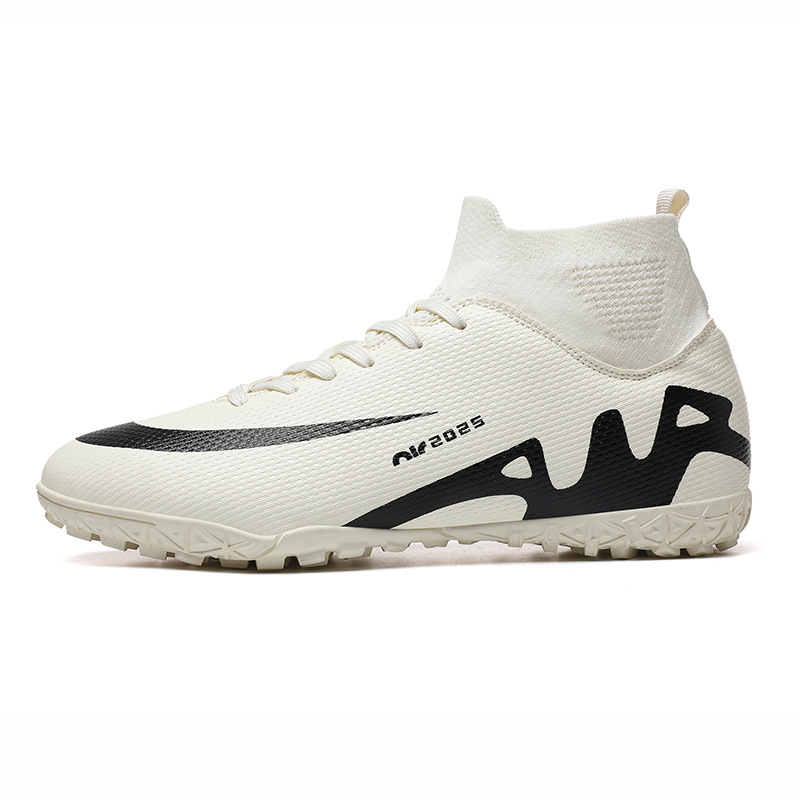 2025 nuevos zapatos de fútbol FGTF hombres y mujeres zapatos transpirables de alto perfil de zapatos de fútbol de clavos cortos fabricantes de venta directa de un cabello