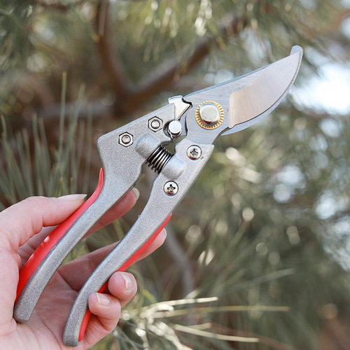 Wholesale garden tools, fruit tree pruners, orchard agricultural tools, labor-saving thick branch scissors, aluminum alloy fruit branch scissors