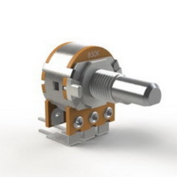 供应R148双联旋转电位器，环保可调电位器，B50K单联带开关电位器