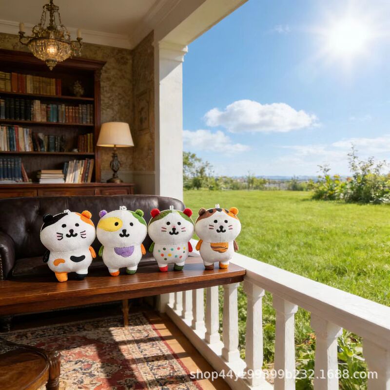 [Ready Stock] Self-Deprecating Bear Chiikawa Plush Doll Nongdamgom Steamed Bear Doll Sweating Bear Pendant