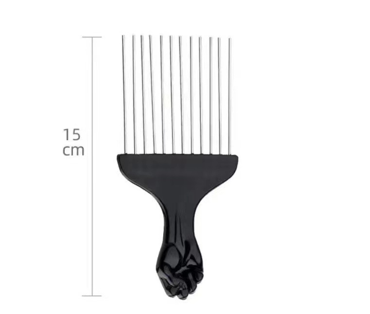Peine de cola puntiaguda de zona de peinado de disco, fibra de carbono, antiestática, resistencia a altas temperaturas, dientes densos, peluquería profesional