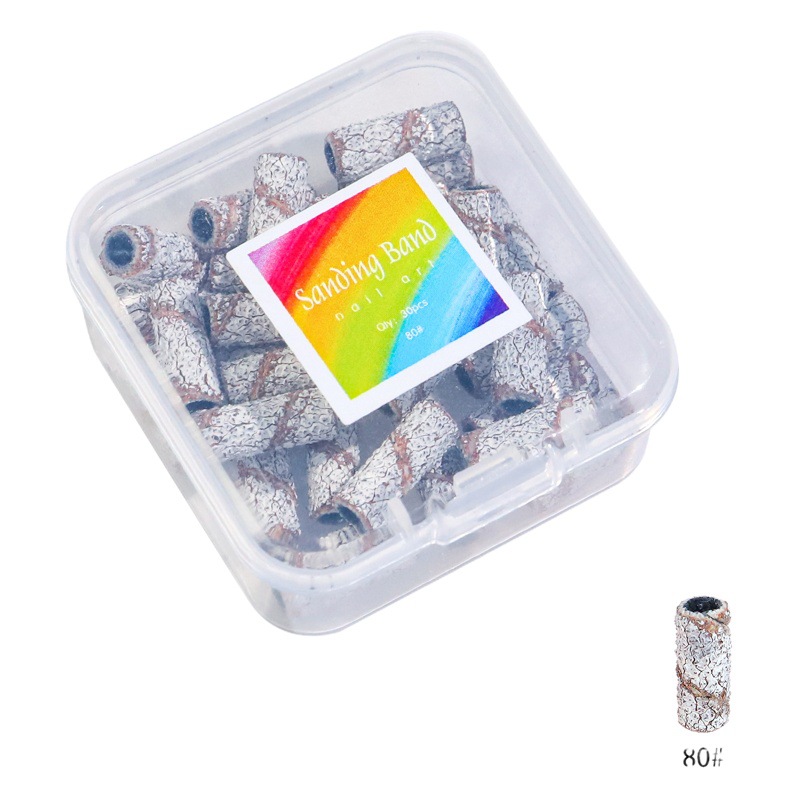 Transfronterizo nuevo anillo de arena de uñas rodamiento mini conjunto anillo de arena eje núcleo manicura removedor de uñas cabeza de molienda fábrica al por mayor