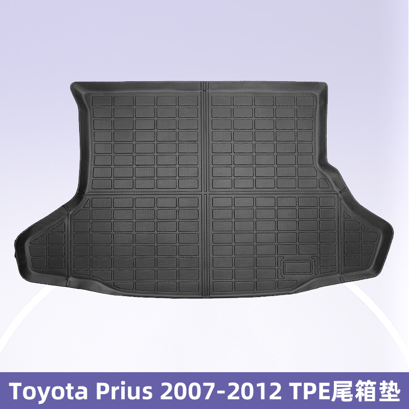 Para Toyota Prius 2007 - 2012 TPE Foot Pads 3D All Weather Material Backpack Pads