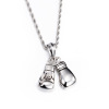 Trend accessory, men's boxing gloves, pendant stainless steel, necklace, European style, wholesale