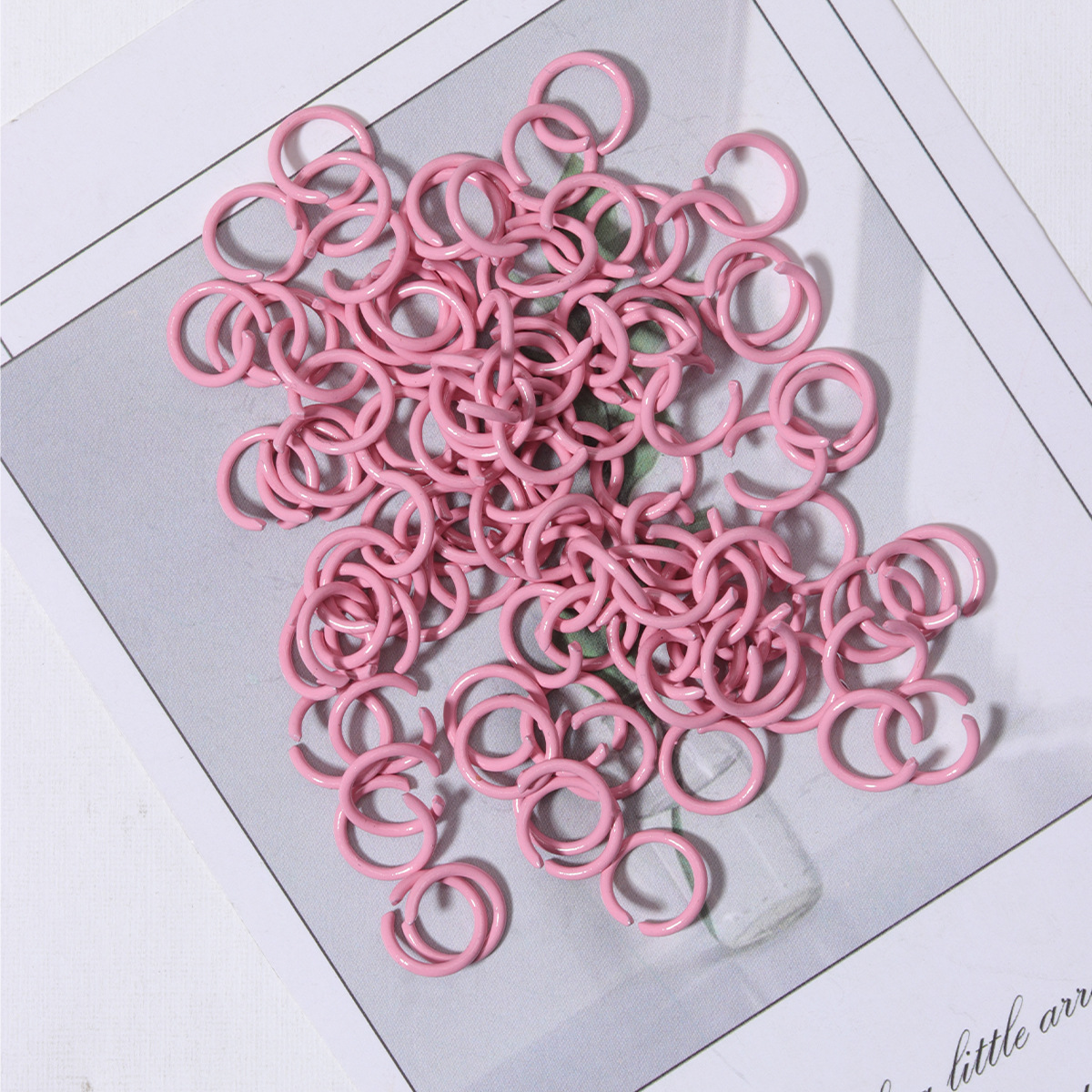 4#Pink/open ring