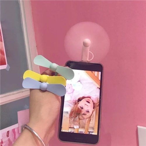 USB Phone Small Fan Summer Lazy Person Mini Fan Apple Android Type-C Fan