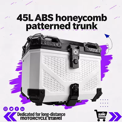 Storage Tail Box for Electric Motorcycle trunk