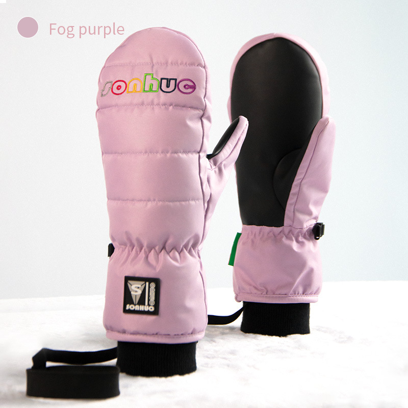 Guantes de esquí para hombres y mujeres de invierno deportes al aire libre a prueba de viento a prueba de agua caliente individual y doble bolsa de tablero dedo congestionado al por mayor