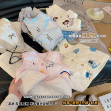 儿童马甲加厚保暖校服神器内胆秋冬蚕丝羊毛男女童棉衣坎肩童装