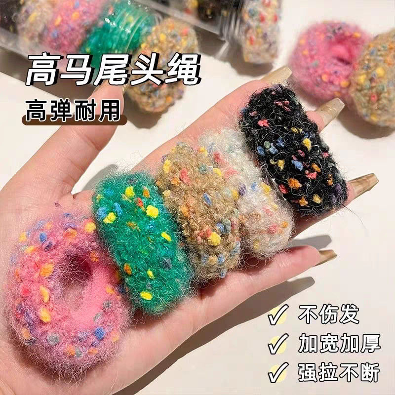 カラフルな水玉模様のヘアバンド、繊細で伸縮性の高いヘアバンド、ゴムバンドのヘッドバンド、シンプルでかわいいヘアバンド|undefined