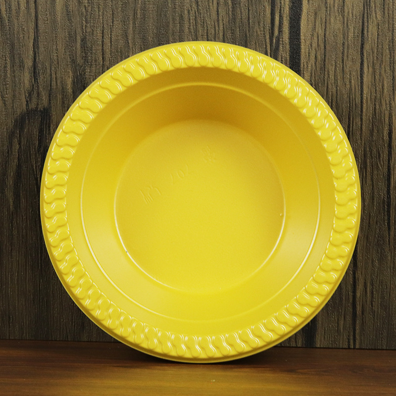 6寸圆碗黄色