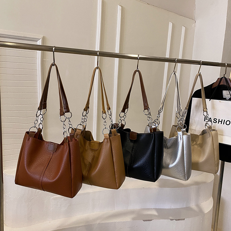 Nuevo bolso hecho a mano moda DIY material bolsa casera de Cercanías de gran capacidad bolso de las mujeres textura avanzada hombro bolsa