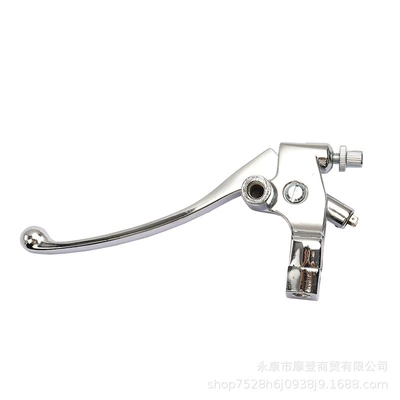 Motorcycle Accessories Electroplated 25mm Handlebar Hydraulic Brake Master Cylinder Brake Upper Pump Left and Right Set Big Turtle King 14mm (Motorcycle Handle Cover) - left