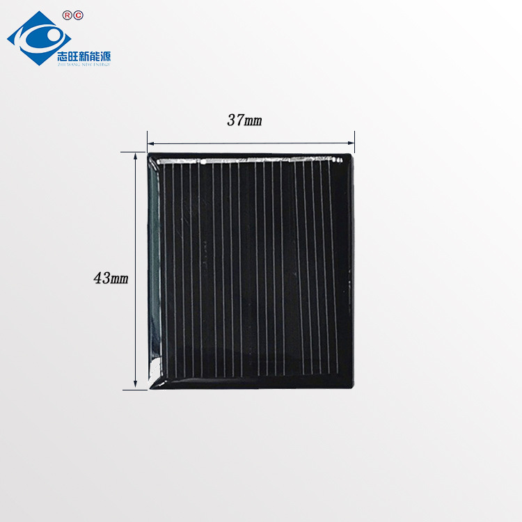 2V多晶滴胶0.2W 太阳能光伏板 43*37mm 尺寸可定太阳能电池板组件
