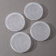 100 cotton candy air cushion powder puff storage box breathable perforated dustproof portable large round transparent cpb empty box