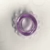 Purple, big, geometric, 2 cm, style