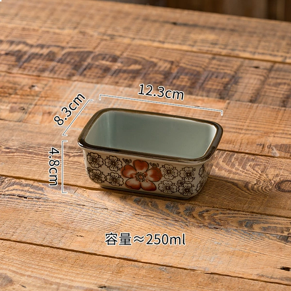 4.75-inch rectangular steaming bowl Hongfugui