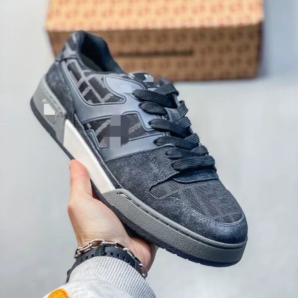 Genuine Leather F Brand Color-Blocked Retro Sneakers Wholesale Spring New Sports Casual White Shoes Versatile Hot-Selling German Training Shoes
