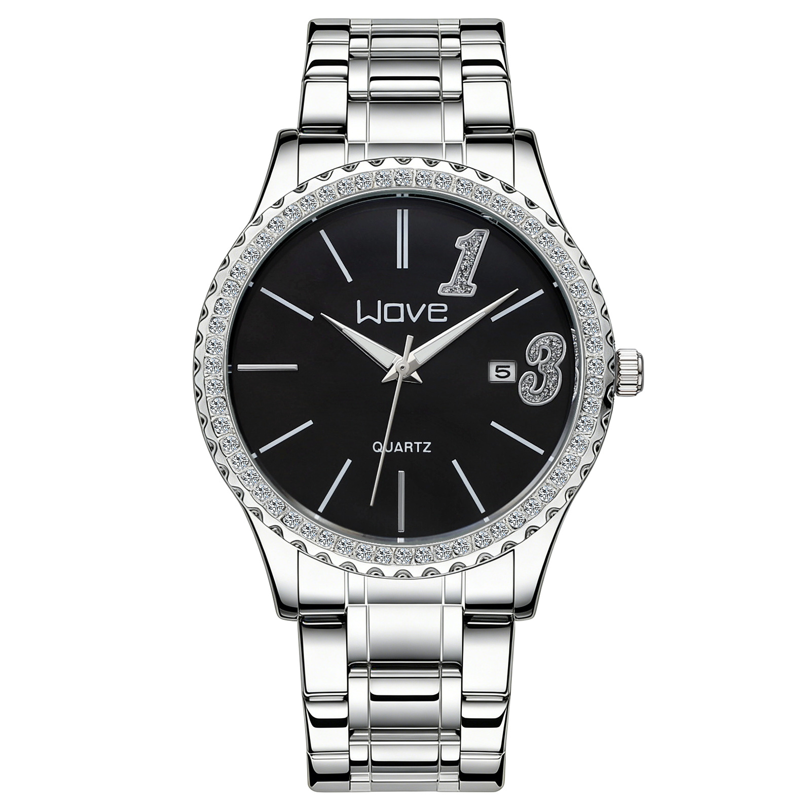 Herr- och damklocka med quartzverk och lysande urtavla_voghion.com