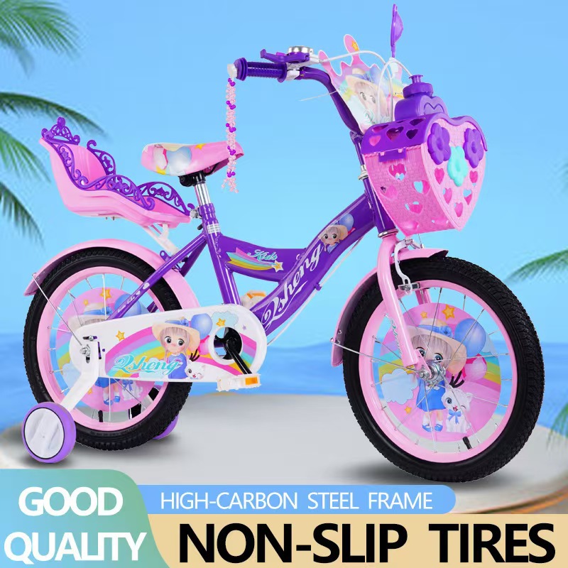 Bicicletas infantiles transfronterizas al por mayor fabricantes de 12 pulgadas bicicletas rojas y azules para bebés 3 - 10 años de bicicleta para padres e hijos